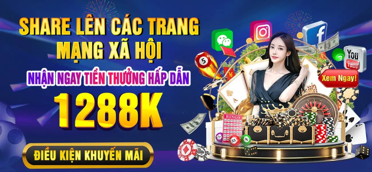 Khám Phá Chương Trình Khuyến Mãi Share Mạng Xã Hội Nhận 1288K