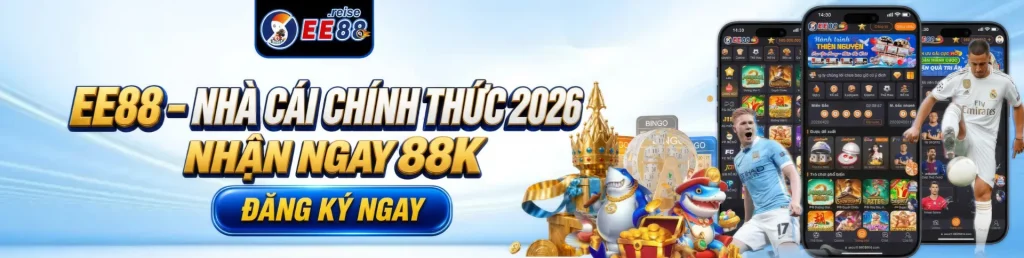 ee88 nhà cái chính thức đăng ký nhận ngay 88k banner