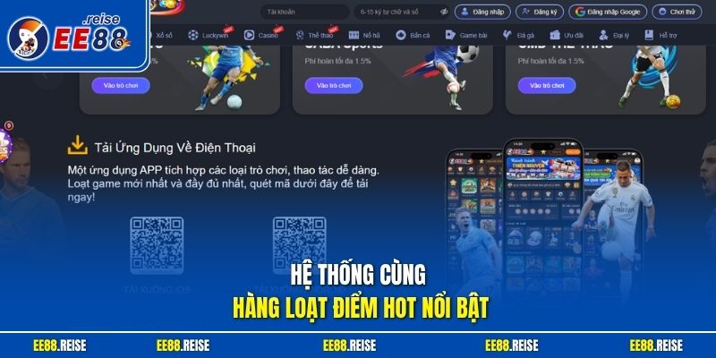 Hệ thống cùng hàng loạt điểm hot nổi bật